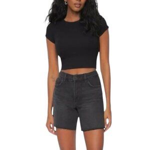 Dynamite Heidi A-Line Denim Short In Void Size 26